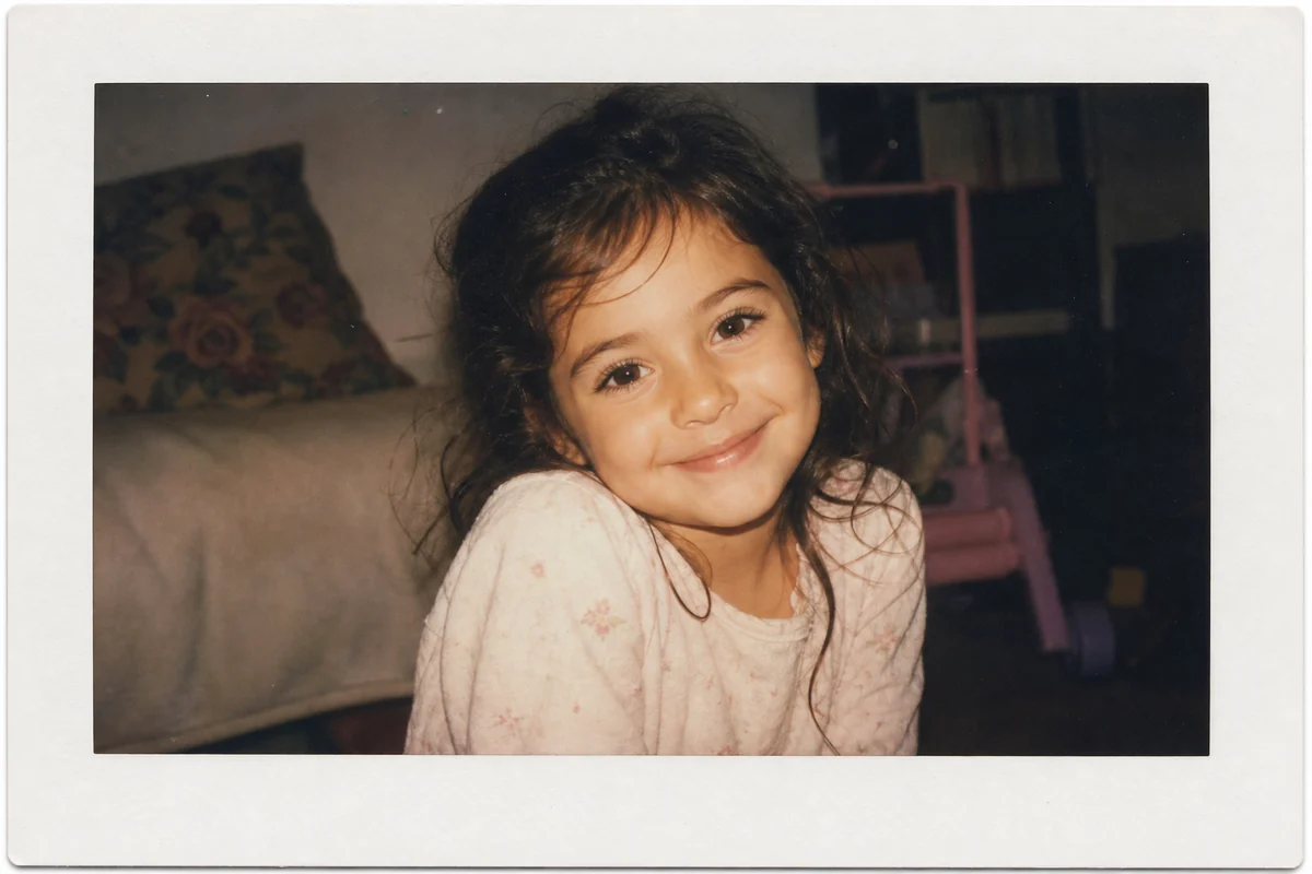 After: Childhood Polaroid