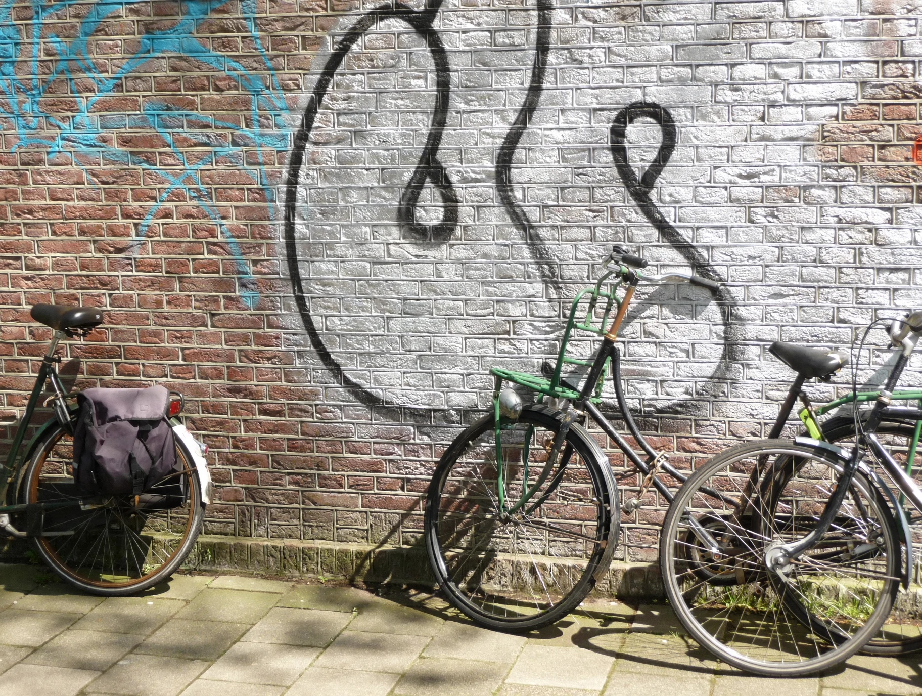 Edited bicycle photograph
