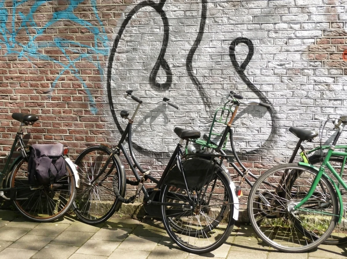 Edited bicycle photograph