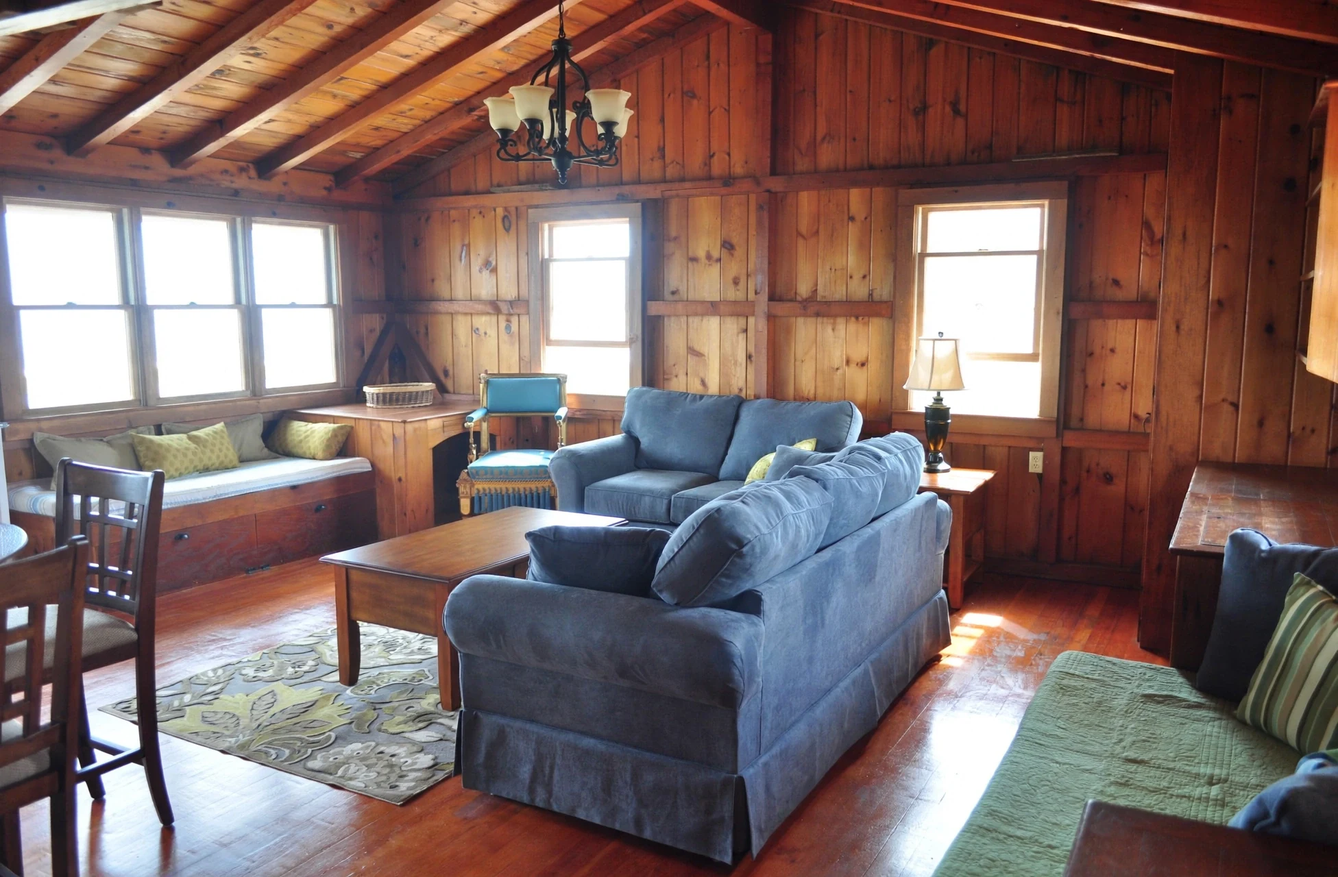 Reference chair transplanted into a cottage room