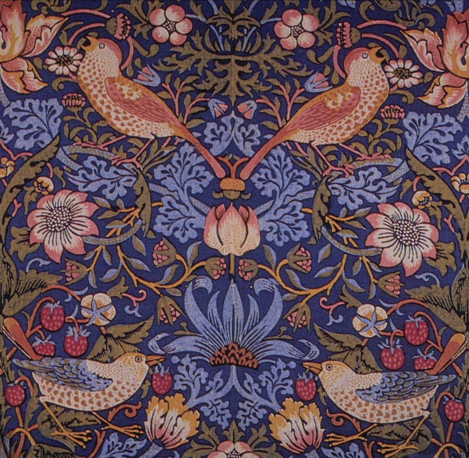 Strawberry Thief textile pattern